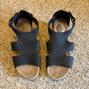 St. John's Bay Black Kids Sandals